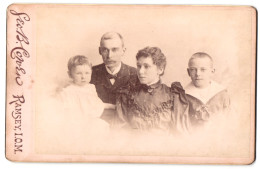 Photo Cowen, Ramsey Isle Of Man, 56 Waterloo Road, Bürgerliches Familienfoto  - Personnes Anonymes