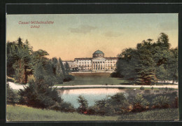 AK Kassel-Wilhelmshöhe, Schloss Mit Wiese Und Wasser  - Kassel