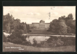 AK Kassel-Wilhelmshöhe, Schloss Vom Teich Aus Gesehen  - Kassel