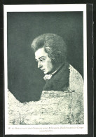 AK Unvollendetes Portrait Des Komponisten W. A. Mozart  - Künstler