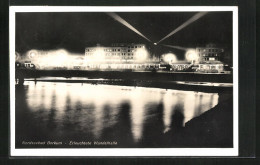 AK Borkum, Erleuchtete Wandelhalle  - Borkum