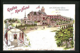 Lithographie Wolfenbüttel, Kur-Hotel Am Lechlumer Holze  - Wolfenbuettel