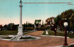 Quebec - Battlefield Park, Wolfe's Monument On The Plains Of Abraham - Québec - La Cité