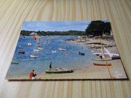 Bénodet (29).La Plage Du Phare Et L'entrée De L'Odet - Carte Animée. - Bénodet