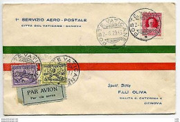 I° Volo (Vaticano) Roma/Genova Del 2.8.29 - Unused Stamps