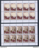 2013 EUROPA CEPT, Georgia, 2 Minifogli Di 10 Valori, Veicoli Postali, MNH** - Other & Unclassified