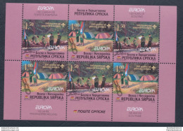 2007 EUROPA CEPT, Bosnia Serba , Foglietto - Souvenir Sheet,100 Anni Scoutismo, MNH** - Other & Unclassified