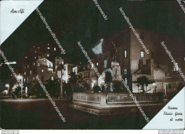 Cg546 Cartolina Amalfi Piazza Flavio Gioia Di Notte 1940 Salerno Campania - Salerno