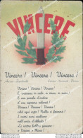 Cg596 Cartolina Militare  Propaganda Vincere! Vincere! Vincere! Fascismo - Other & Unclassified