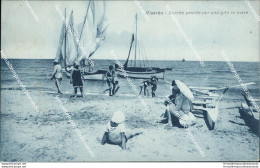 Cg622 Cartolina Viserba Barche Pronte Per Una Gita In Mare Rimini - Rimini