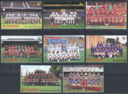 F-EX49306 ST VINCENT MNH 1987 SOCCER FOOTBALL BRITISH CLUB.  - Unused Stamps