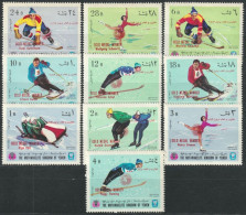 F-EX49415 YEMEN MLH 1968 WINTER OLYMPIC GAMES GRENOBLE OVERPRINT WINNER.  - Winter 1968: Grenoble