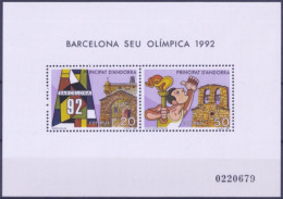 F-EX49448 ANDORRA MNH 1992 OLYMPIC GAMES BARCELONA ATHLETISM TOURCH.  - Summer 1992: Barcelona