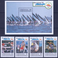 F-EX49440 GRENADA & GRENADINES MNH 1992 OLYMPIC GAMES BARCELONA DECATHLON BASKETBALL.  - Summer 1992: Barcelona