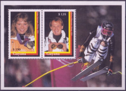 F-EX49436 GUYANA MNH 1994 OLYMPIC GAMES SKIING WINNER.  - Andere & Zonder Classificatie