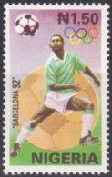 F-EX49470 NIGERIA MNH 1992 OLYMPIC GAMES BARCELONA FOOTBALL SOCCER.  - Zomer 1992: Barcelona