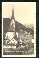 AK Hüttau Im Pongau, Teilansicht Mit Kirche  - Other & Unclassified