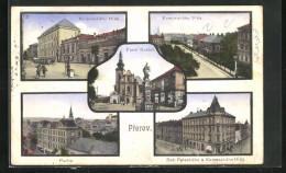 AK Prerov, Farni Kostel, Komenskeho Trida, Partie  - Czech Republic