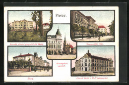 AK Prerov, Masarykovo Namesti, Skoly, Komenskeho Trida  - Czech Republic