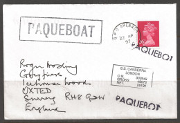 1997 Paquebot Cover, British Stamp Used In GPO Grenada - Grenada (1974-...)