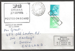 1976 Paquebot Cover, British Stamps Used In St. Johns Antigua  - 1960-1981 Autonomie Interne