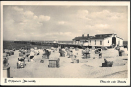 Germany Usedom Island Zinnowitz Beach Bridge Old Real Photo PC 1941 Mailed - Zinnowitz