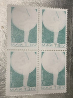 VIET NAM Stamps PRINT ERROR Block 4-1978-(10XU-no335 Tem In Lõi- IN THAM MAT SAO-)4-STAMPS-vyre Rare - Viêt-Nam