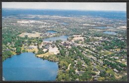 Massachusetts, Fallmouth, Aerial View, Mailed In 1966 - Other & Unclassified