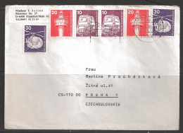 1986 Frankfurt 24.10.86 To Praha Czechoslovakia - Lettres & Documents