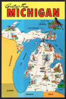 Map, United States, Michigan, New - Maps