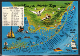 Map, United States, Florida Keys, New - Maps