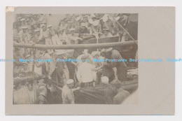 C002725 Many People. Unknown Place. Maybe Deck Of The Ship - World