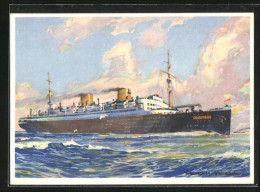 AK Norddeutscher Llyod Bremen, Passagierschiff Schnelldampfer Columbus  - Steamers
