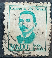 Brazil Regular Stamp RHM 520 Famous Figures Euclides Da Cunha Literature 1966 Circulated 1 - Oblitérés