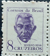 Brazil Regular Stamp RHM 519 Famous Figures Severino Neiva 1963 - Neufs