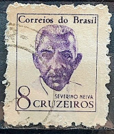 Brazil Regular Stamp RHM 519 Famous Figures Severino Neiva 1963 Circulated 7 - Gebruikt