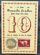 Souvenir Card PVT 1955 Serra Passo Fundo Children's Games Association CBC RS - Postal Stationery