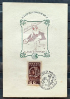 Souvenir Card PVT 1954 Spring Games Tennis CBC RJ 1 - Postal Stationery