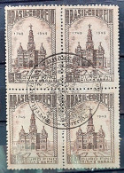 C 244 Brazil Stamp Ouro Fino City Minas Gerais 1949 Block Of 4 CBC - Neufs