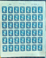 A 73 Brazil Stamp President Roosevelt United States 1949 Sheet - Unused Stamps