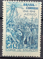 A 72 Brazil Stamp 4 Centenary Salvador General Indian Government 1949 - Unused Stamps