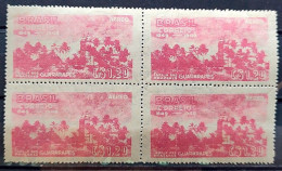 A 71 Brazil Stamp Battle Of Guararapes Military Pernambuco 1949 Block Of 4 - Unused Stamps