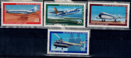 GERMANY 1980 BERLIN AVIATION MI No 617-20 MNH VF!! - Unused Stamps