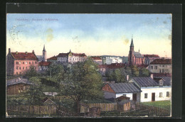 AK Oderberg, Ortsansicht Mit Gärten Und Kirche  - Czech Republic