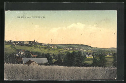 AK Bennisch, Blick Auf Ort Vom Feld Aus  - Czech Republic