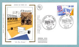FDC France 1991 - Journée Du Timbre 1991 - Le Tri Postal - YT 2688 - Paris (soie) - 1990-1999