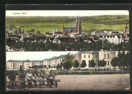 AK Vysoke Myto, Teilansicht Mit Kirche, Ortspartie Und Soldaten  - Czech Republic