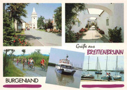 73981081 Breitenbrunn_Burgenland Ortspartie Radfahren Gasse Faehre Segelpartien - Autres & Non Classés