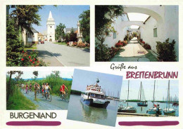 73981080 Breitenbrunn_Burgenland Ortspartie Radfahren Gasse Faehre Segelpartien - Autres & Non Classés