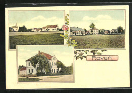 AK Roven, Gebäudeansicht, Ortspartie, Panorama  - Czech Republic